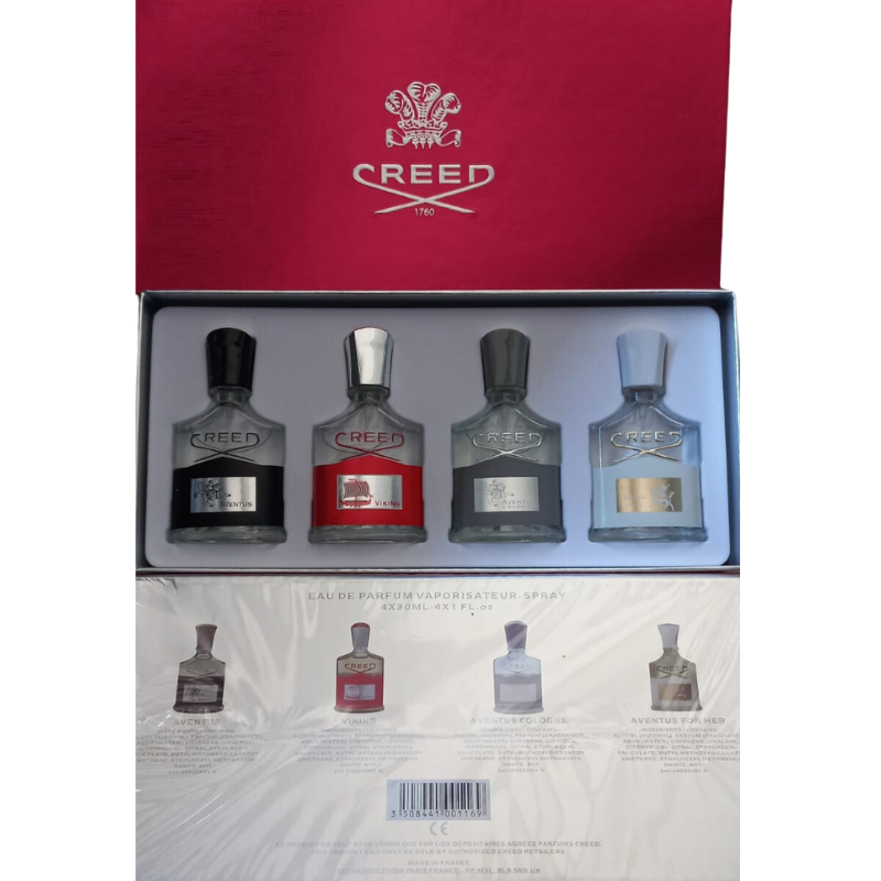 Creed Mini Gift Set For Men And Woman 4x30ml ( Red Box )