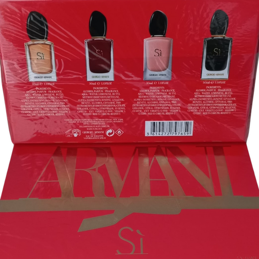 Giorgio Armani Si Gift Set For Women (4x30ml)